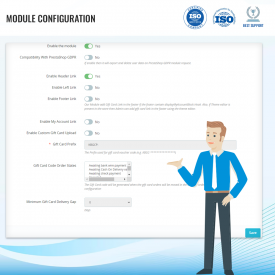Free Gift card Manager - Prestashop Addons