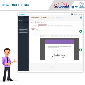 Notification de retour en stock - Extensions Opencart