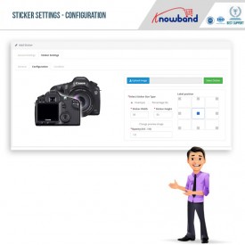 Autocollant et étiquette de produit - Extensions OpenCart