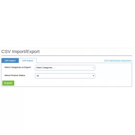 Marketplace CSV Import/Export Addon - Prestashop Addons