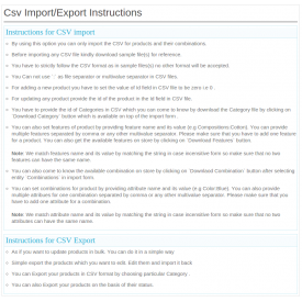 Add-on d'Import/Export CSV pour la Marketplace - Prestashop Addons