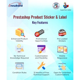 Adhesivo y etiqueta del producto - Prestashop Addons