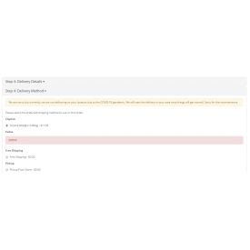Free COVID19 Information & Shipping Availability Checker module - Prestashop Addons