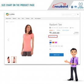 Tabella delle taglie del prodotto: Magento 2 