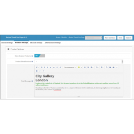 Better Thank you page - Opencart Extensions