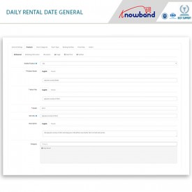 Booking and Rental System - OpenCart Extension