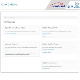 California Consumer Privacy Act (CCPA)  - Opencart Extension