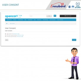 California Consumer Privacy Act (CCPA)  - Opencart Extension