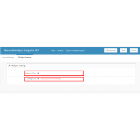 Mailigen Integrator - Rozszerzenia OpenCart

