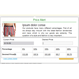 Price Alert - OpenCart Extensions