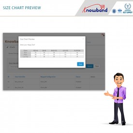 Product Size chart - Opencart Extension