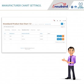 Product Size chart - Opencart Extension