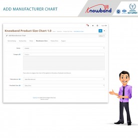 Product Size chart - Opencart Extension