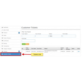 Marketplace Customers-Sellers Ticket System Addon - Prestashop Addons