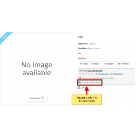 Marketplace Customers-Sellers Ticket System Addon - Prestashop Addons