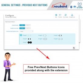 Previous Next buttons on product page - Prestashop Addons