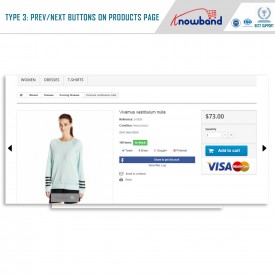 Previous Next buttons on product page - Prestashop Addons