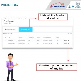 Product tabs- Prestashop Addons