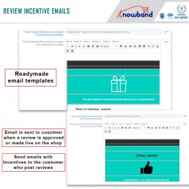 Promemoria e incentivi per la recensione del prodotto: add-on Prestashop