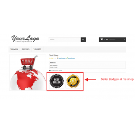 Add-on de Badge Vendeur pour la Marketplace - Prestashop Addons