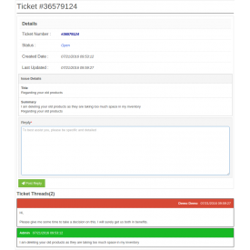 Marketplace Sellers-Admin Ticket System Addon - Prestashop Addons