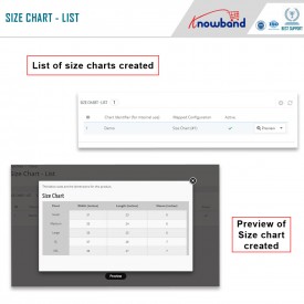 Product Size chart - Prestashop Addons