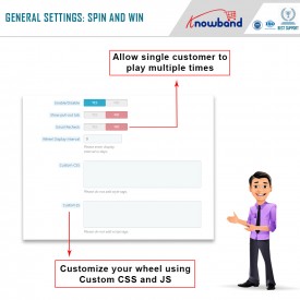 Spin and Win - Abbonamento per entrata, uscita ed e-mail - Add-on Prestashop