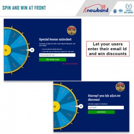 Spin and Win - Abbonamento per entrata, uscita ed e-mail - Add-on Prestashop