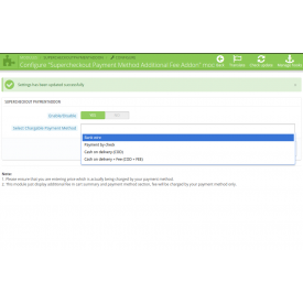 Checkout payment fee addon - Prestashop Addons