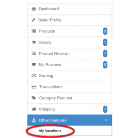 Marketplace Sellers Vacation Mode Addon - Prestashop Addons