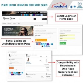 Social Loginizer gratuito 10 in 1 - Prestashop Addons