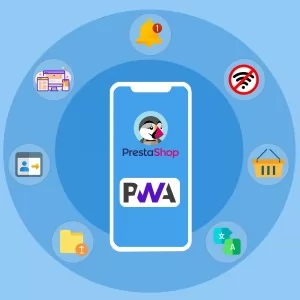 Aplikacja mobilna PrestaShop PWA firmy Knowband